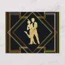 Suche nach gatsby postkarten Schwarz und gold