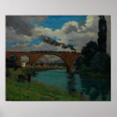 Suche nach eisenbahnbrücke poster Landschaft