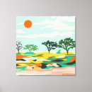 Suche nach abstrakter sonnenuntergang leinwandbilder Wüste