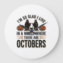 Suche nach halloween katze wanduhren Halloweenparty