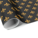 Suche nach fleur de lis geschenkpapier Gold