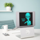 Suche nach grünes alien aufkleber Science fiction
