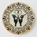 Suche nach silhouette wanduhren Katze