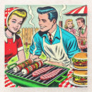 Suche nach vintager grill untersetzer Grillen