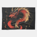 Suche nach chinesischer drache geschirr tücher Rot