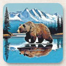 Suche nach grizzlybär untersetzer Wildnis