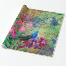 Suche nach vintager pfau geschenkpapier Türkis