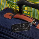 Suche nach unendlichkeit gepäckanhänger Nacht