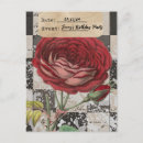 Suche nach blumencollage postkarten Vintag