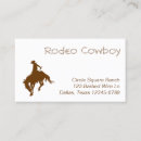 Suche nach rodeo visitenkarten Silhouette