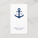 Suche nach nautische visitenkarten Monogramm