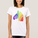 Suche nach regenbogen zebra tshirts Bunt