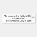 Suche nach nationale schulden autoaufkleber Obama