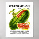 Suche nach wassermelonen poster Vintag