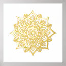 Suche nach goldene mandala poster Spirituell