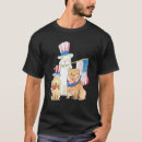 Suche nach patriotischer hund tshirts Weiß