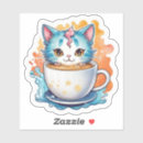 Suche nach kaffee cartoon aufkleber Katze
