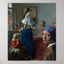 Suche nach vermeer poster Malerei