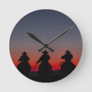 Suche nach cowboy wanduhren Sonnenuntergang
