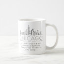 Suche nach chicago skyline tassen Silhouette