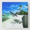 Suche nach tropische insel wanduhren Sand