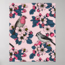 Suche nach rosa blüten auf baum poster Botanisch