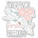 Suche nach toleranz aufkleber Freiheit