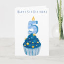 Suche nach fünfter geburtstag karten Blau