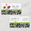Suche nach cake pops visitenkarten Zebra