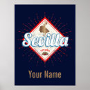 Suche nach sevilla poster Vintag