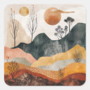 Suche nach abstrakte landschaft aufkleber Sonnenuntergang