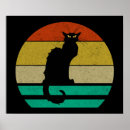 Suche nach katzen silhouetten poster Sonnenuntergang