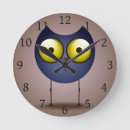 Suche nach cartoon owl wanduhren Bird