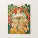 Suche nach alphonse mucha puzzle Blume