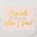Suche nach brautjungfer einladungen Minimalistisch
