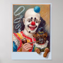 Suche nach circus clown poster Vintag
