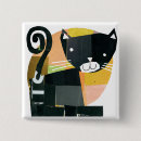 Suche nach schwarze katze halloweens buttons Mond