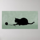 Suche nach katze silhouette poster Illustration