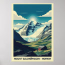 Suche nach bergen norwegen poster Vintag