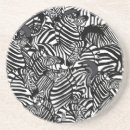 Suche nach zebra untersetzer Schwarz weiß