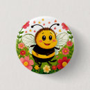 Suche nach bienen cartoon buttons Glücklich