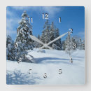 Suche nach winterlandschaft wanduhren Weihnachten