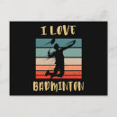 Suche nach badminton postkarten Zerschlagen