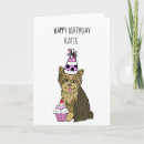 Suche nach yorkshire terrier geburtstag karten Geburtskarte