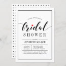 Suche nach wedding shower einladungen Rot