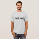 Suche nach einsamer wolf tshirts Einzig