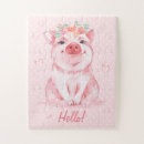 Suche nach rosa schwein puzzle Tiere