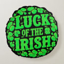 Suche nach st patricks tag kissen Vierblättriges kleeblatt