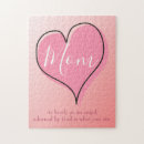 Suche nach rosa herz puzzle Mutter