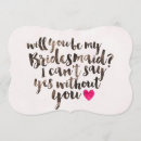 Suche nach brautjungfer einladungen Farbe